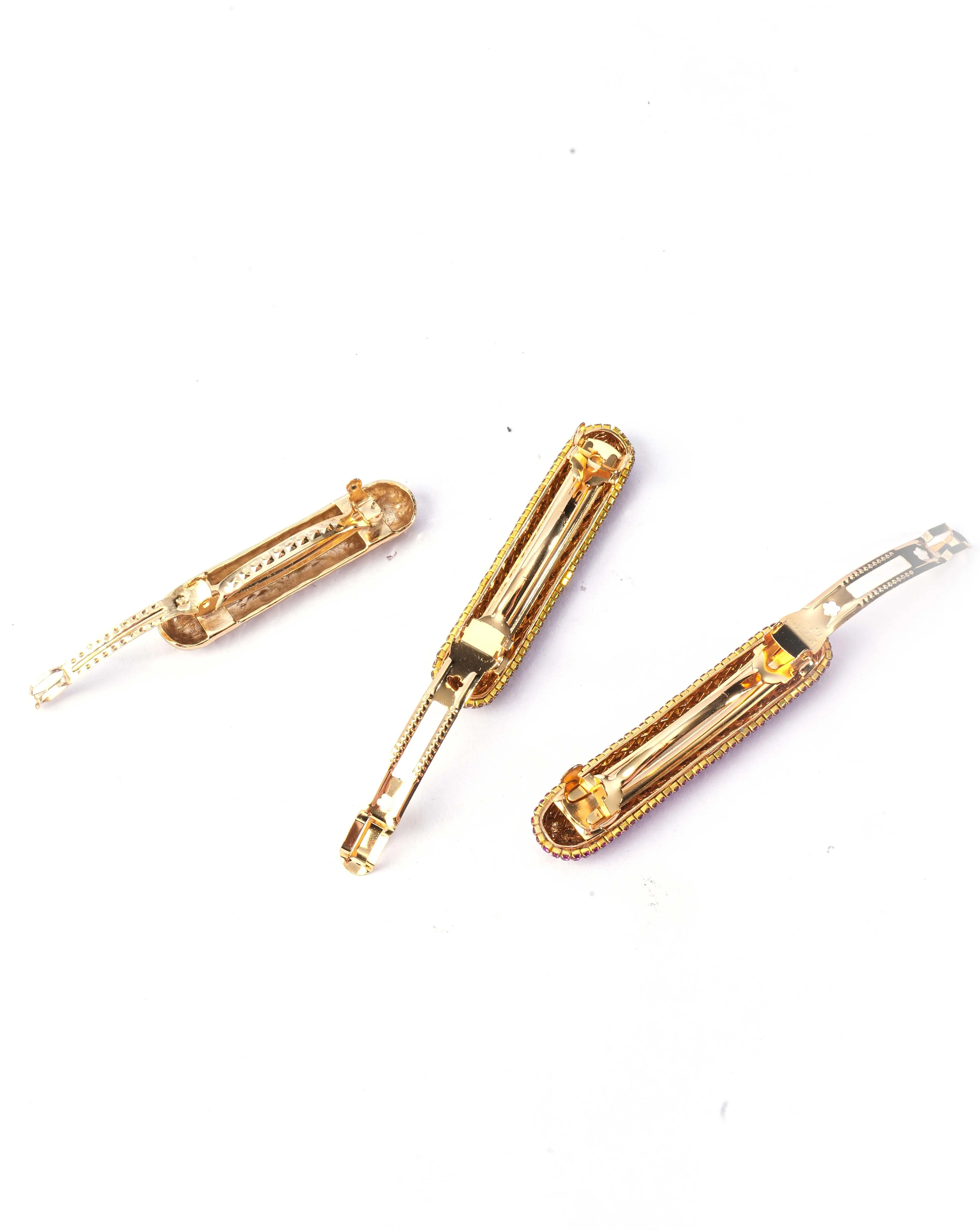 Nova Barette Clips In Gold (Set Of 3) - Image 3